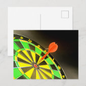 Dartboard Postkarte (Vorne/Hinten)