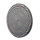 Dartboard Psychedelic Ringed Puls Dartscheibe (Vorderseite rechts)