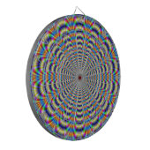 Dartboard Psychedelic Ringed Puls Dartscheibe (Vorderseite Links)