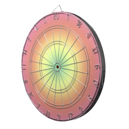 Dartboard - Regenbogenfarben Dartscheibe (Vorderseite rechts)