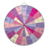 Dartboard-Rosa-lila Pastelle des Mädchens Dartscheibe (vorne)