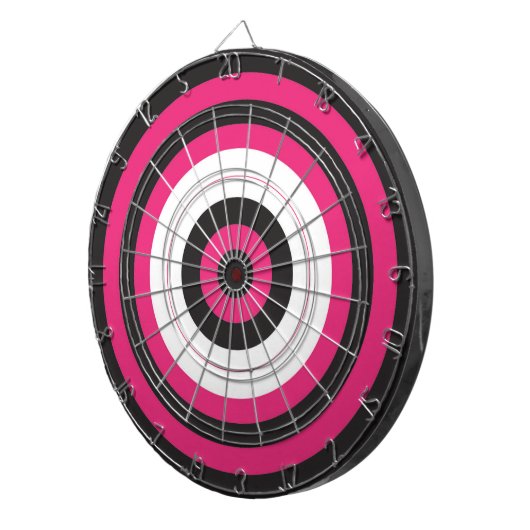 Dartboard/Rosa und Schwarz Dartscheibe (Vorderseite rechts)
