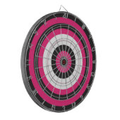 Dartboard/Rosa und Schwarz Dartscheibe (Vorderseite Links)