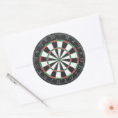 Dartboard Runder Aufkleber (Umschlag)