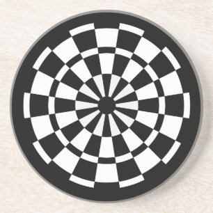 Dartboard Sandstein Untersetzer