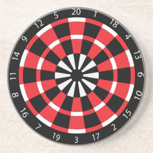Dartboard Sandstein Untersetzer