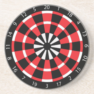 Dartboard Sandstein Untersetzer
