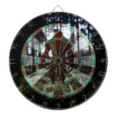 DARTBOARD - SASKATCH IN HOLZEN DARTSCHEIBE (vorne)