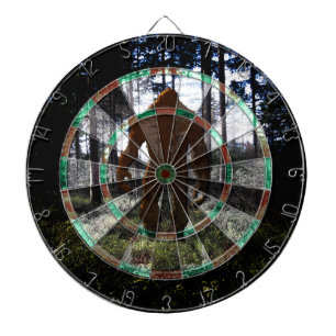 DARTBOARD - SASKATCH IN HOLZEN DARTSCHEIBE