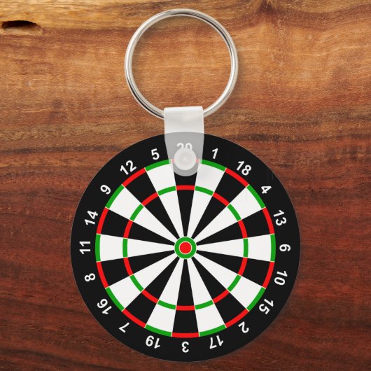 Dartboard Schlüsselanhänger (Vorderseite)