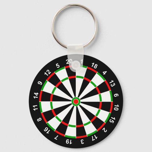 Dartboard Schlüsselanhänger (Vorderseite)