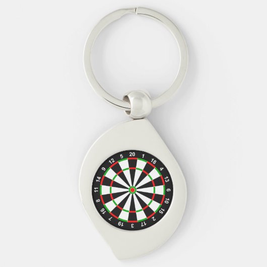 Dartboard Schlüsselanhänger (Vorderseite)