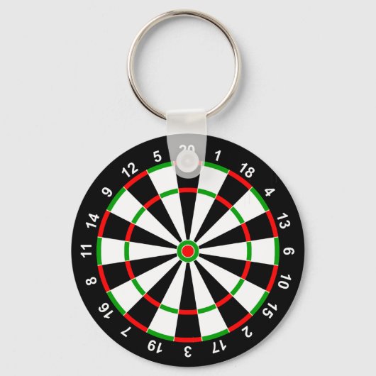 Dartboard Schlüsselanhänger (Vorderseite)