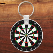 Dartboard-Schlüsselanhänger Schlüsselanhänger (Vorderseite)
