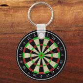 Dartboard-Schlüsselkette Schlüsselanhänger (Vorderseite)