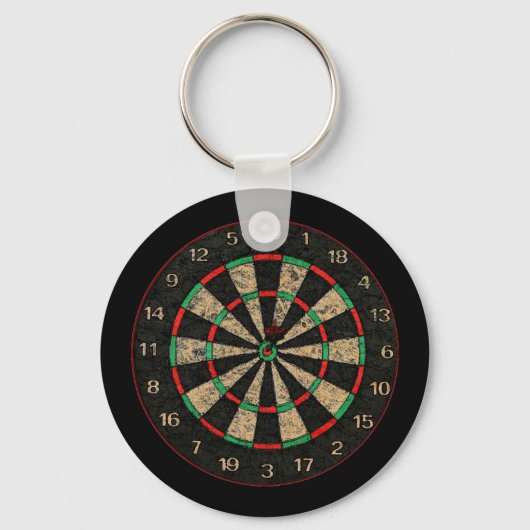 Dartboard-Schlüsselkette Schlüsselanhänger (Vorderseite)