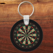 Dartboard-Schlüsselkette Schlüsselanhänger (Vorderseite)
