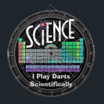 Dartboard "Science Periodic Table of Elements" Dartscheibe<br><div class="desc">Ein einzigartiges Multiziel-Wissenschaftsdartboard für den Wissenschaftsfan,  Lehrer oder Wissenschaftler der Familie. Ideal zum Ausstellen oder zum Spaß einzigartiger Wissenschaftsspiele. Enthält eine coole Periodentafel von Elementen,  anpassbarem Text und Bildern. Vollständig anpassbar,  um Namen,  Bilder und mehr hinzuzufügen,  wenn gewünscht. Viel Spaß!</div>