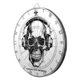 Dartboard Scull With Headphones Dartscheibe (Vorderseite rechts)