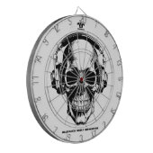 Dartboard Scull With Headphones Dartscheibe (Vorderseite Links)