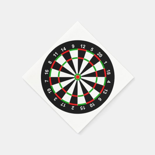 Dartboard Serviette (Ecke)