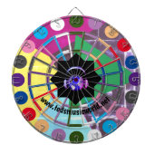 Dartboard-Set für mehrere Farben Dartscheibe (vorne)