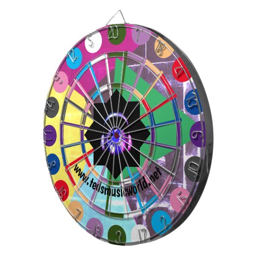 Dartboard-Set für mehrere Farben Dartscheibe (Vorderseite rechts)