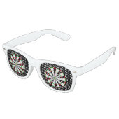Dartboard Sonnenbrille (Schrägansicht)