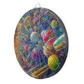 Dartboard Space Race Dartscheibe (Vorderseite rechts)