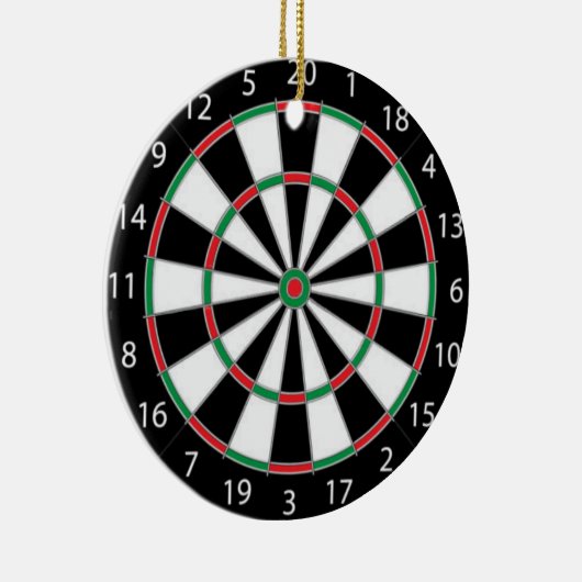 DARTBOARD! (Spiel der Pfeile) ~ Keramikornament (Rechts)
