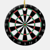 DARTBOARD! (Spiel der Pfeile) ~ Keramikornament (Hinten)