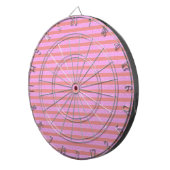 Dartboard-Spiel mit rosa Streifen Dartscheibe (Vorderseite rechts)