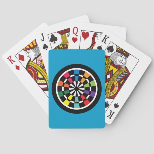 Dartboard Spielkarten (Rückseite)