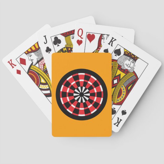 Dartboard Spielkarten (Rückseite)