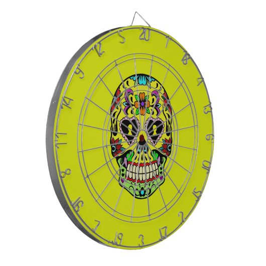 Dartboard (Tag der Toten) Dartscheibe (Vorderseite Links)