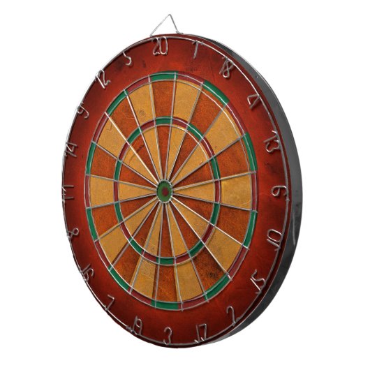 DARTBOARD-TIEF ORANGE HERAUS GETRAGEN SCHAUEN DARTSCHEIBE (Vorderseite rechts)