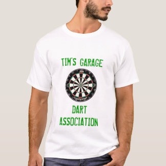 Dartboard, TIMS GARAGE, PFEIL, VEREINIGUNG T-Shirt