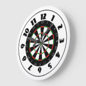 Dartboard-Uhr Große Wanduhr (Winkel)