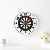 Dartboard-Uhr Große Wanduhr (Zuhause)