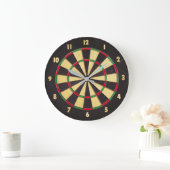 Dartboard-Uhr Große Wanduhr (Zuhause)