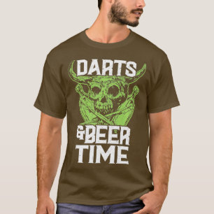Dartboard und Bierzeit Cool T-Shirt