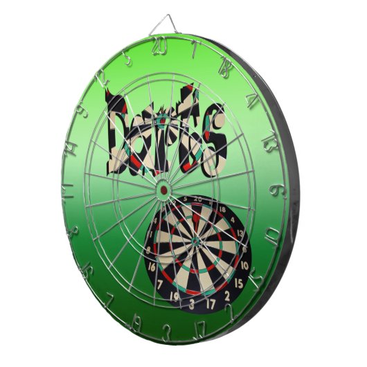 Dartboard und Dartboard Dartscheibe (Vorderseite rechts)