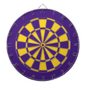 Dartboard und Dartboard des lila- und Gold-Teams Dartscheibe (vorne)