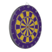 Dartboard und Dartboard des lila- und Gold-Teams Dartscheibe (Vorderseite Links)