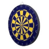 Dartboard und Dartboard des Navy Blue and Gold Tea Dartscheibe (Vorderseite rechts)