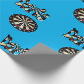 Dartboard und Dartboard Geschenkpapier (Ecke)