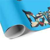 Dartboard und Dartboard Geschenkpapier (Rolleneckpunkt)