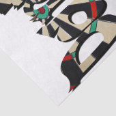 Dartboard und Dartboard Seidenpapier (Detail)