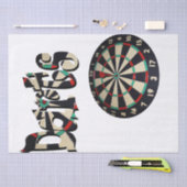 Dartboard und Dartboard Seidenpapier (Handwerk)