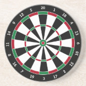 Dartboard-Untersetzer für Bar Deco und Spielzimmer Getränkeuntersetzer (Vorne)